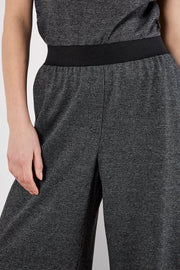 Mock Neck Top and Pant Set in Mini Houndstooth