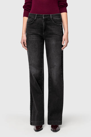 Wide Galoon Side Stripe Jean