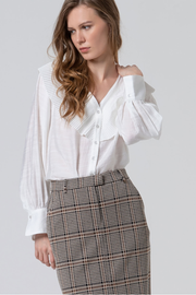 Plaid Long Skirt