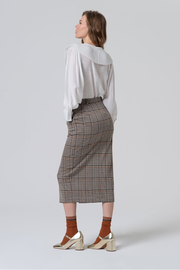 Plaid Long Skirt