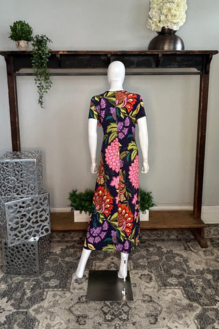 Samy Dress in Tropical Print