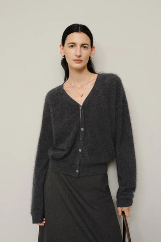 Cardigan in Dark Gray