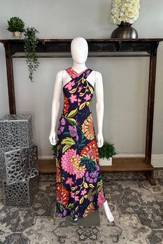 Ruth Dress in Tropical Print