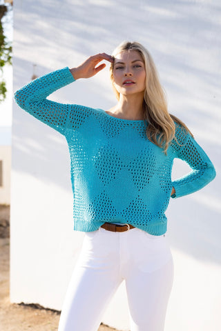 Two-Piece Pointelle Sweater in 2 Colours