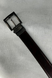 Reversible Belt in Black-Brown