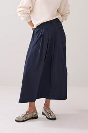 Taft Light Skirt in Midnight Blue