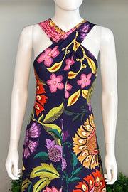 Ruth Dress in Tropical Print