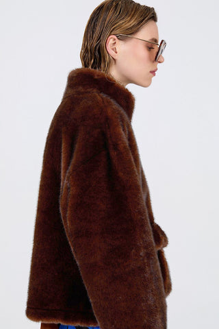 Faux Fur Short Fall Coat