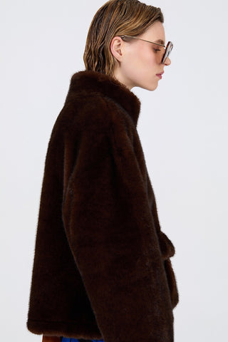 Faux Fur Short Fall Coat