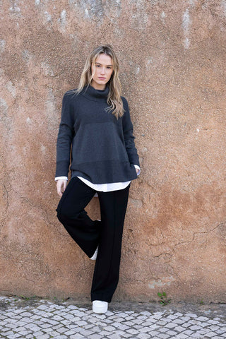Oversized Sweater in Charcoal