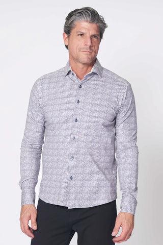 Long Sleeve Casual Shirt in Purple
