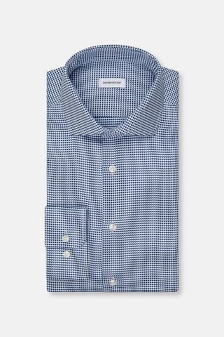 Long Sleeve Casual Shirt in Denim Blue