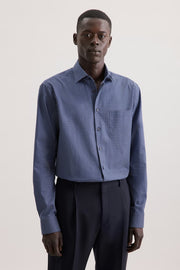 Long Sleeve Casual Shirt in Navy