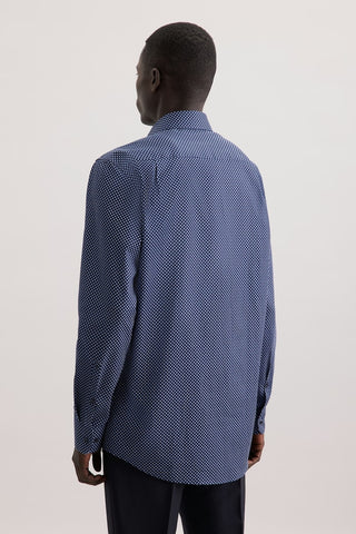 Long Sleeve Casual Shirt in Navy