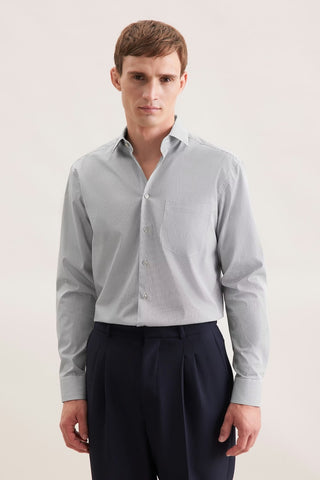 Long Sleeve Casual Shirt in Multi Dot