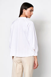 Lara Long-Sleeved Shirt in White