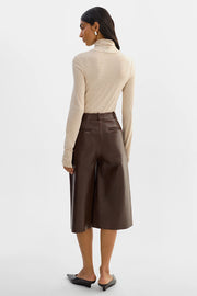 Lise Bermuda Short in Dark Brown