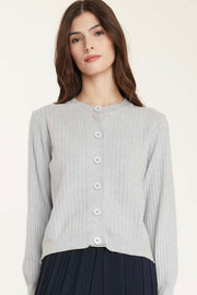 RIbbed-Knit Cardigan in 2 Colours