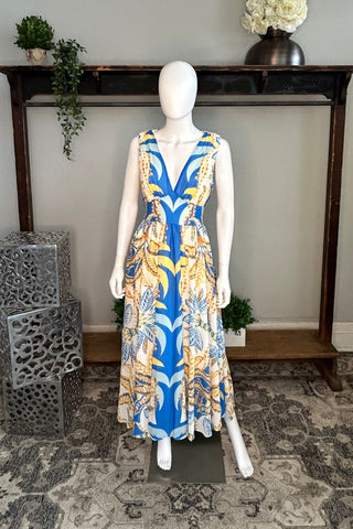 Sleeveless Dress in Blue