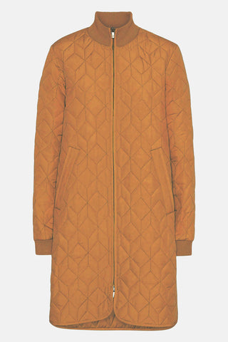 Long Quilted Jacket in 2 Colors