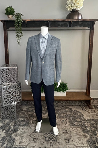 Hampton Sport Coat in Light Blue Melange
