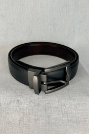 Reversible Belt in Black-Brown
