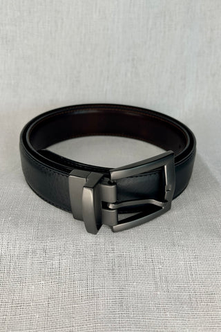Reversible Belt in Black-Brown