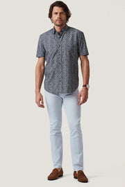 Courage Straight Leg Pants in Sky Blue Coolmax