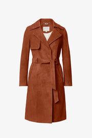 Alexis Suede Trench Coat in 2 Colours