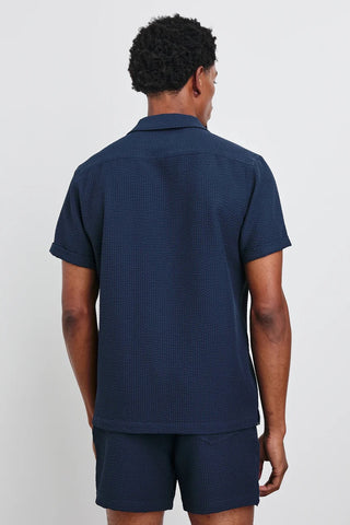Amalfi Short Sleeve Shirt in Navy