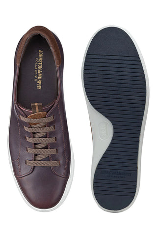 Anson Lace-To-Toe Slip-On Runner in Brown