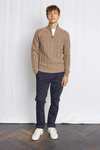 Askel Quarter Zip Sweater in 2 Colors