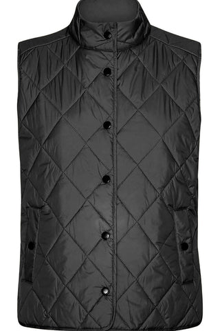 Quilted Short Vest in 2 Colors