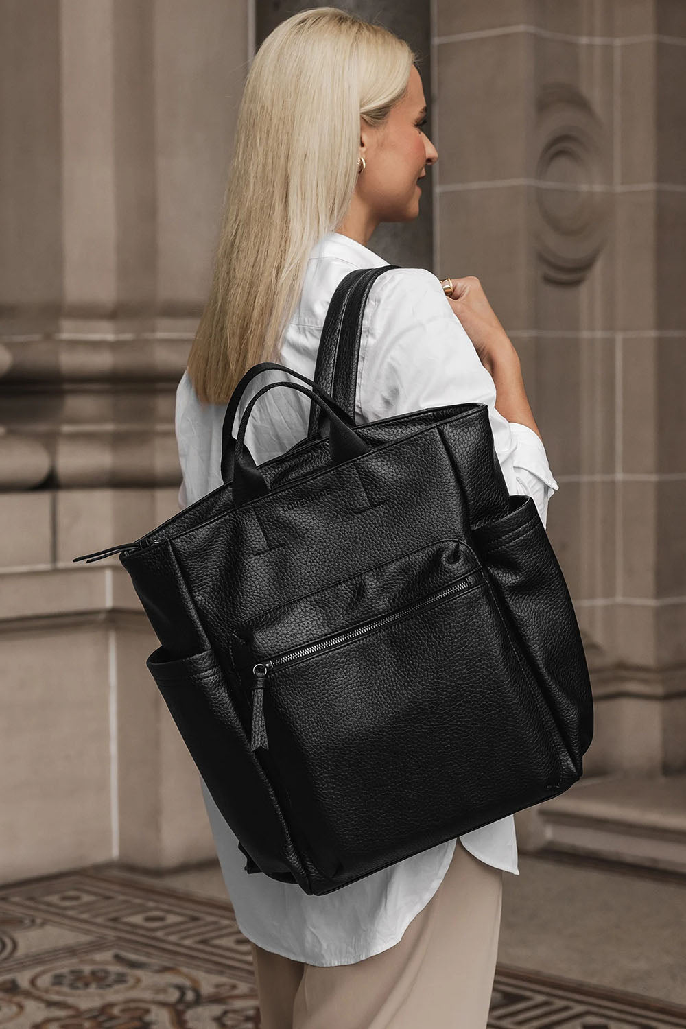 Bronx Backpack in Black – chrisjameskingston