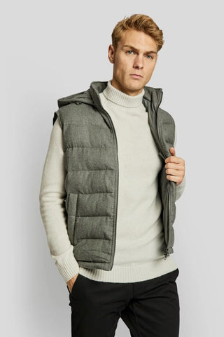 Minneapolis Quilted Vest in Grey
