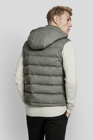 Minneapolis Quilted Vest in Grey