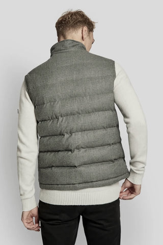 Minneapolis Quilted Vest in Grey