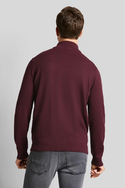 Cotton-Blend Quarter-Zip Sweater in 2 Colours