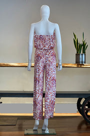 Floral Strapless Jumpsuit in 2 Prints