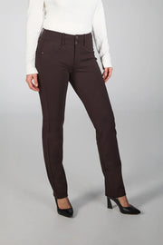 Ponte Straight Leg Pant in Espresso