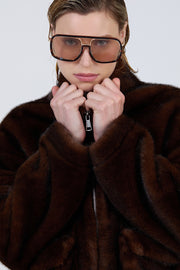 Faux Fur Short Fall Coat