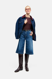 Palazzo Bermuda Short Jean