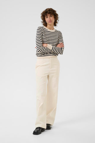 Clarisse Cord Pant in Eggnog