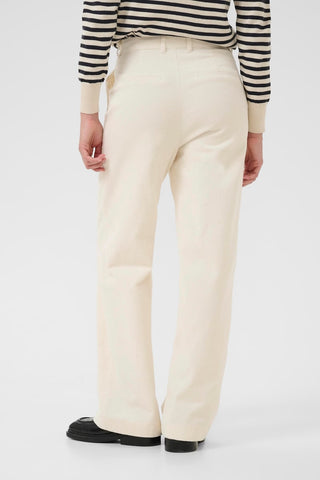 Clarisse Cord Pant in Eggnog