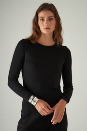 Long Sleeve Modal Rib Crew shirt