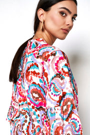 Nada Jersey Dress in Multicoloured Paisley Print