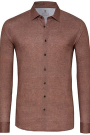 Long Sleeve Casual Shirt in Brown