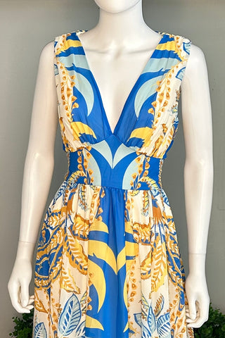 Sleeveless Dress in Blue