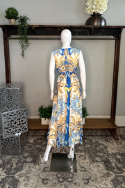 Sleeveless Dress in Blue