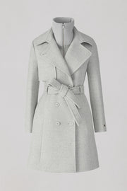 Fabianne Belted Mid Length Wool Coat